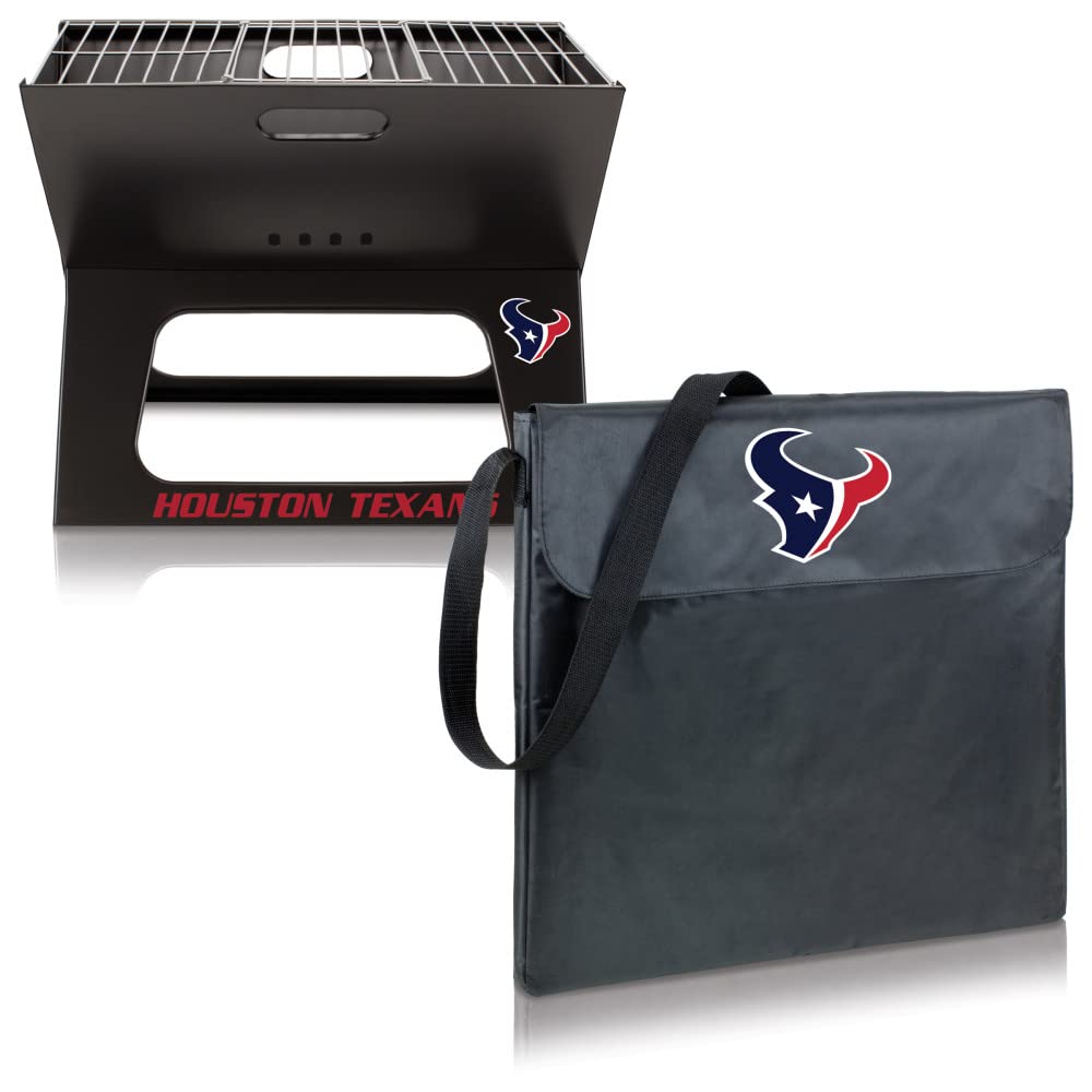 Portable NFL X-Grill Charcoal Grill for Camping, Tailgating & Outdoor BBQs – Perfect for Backyard Parties, Picnics and Game Day Gatherings