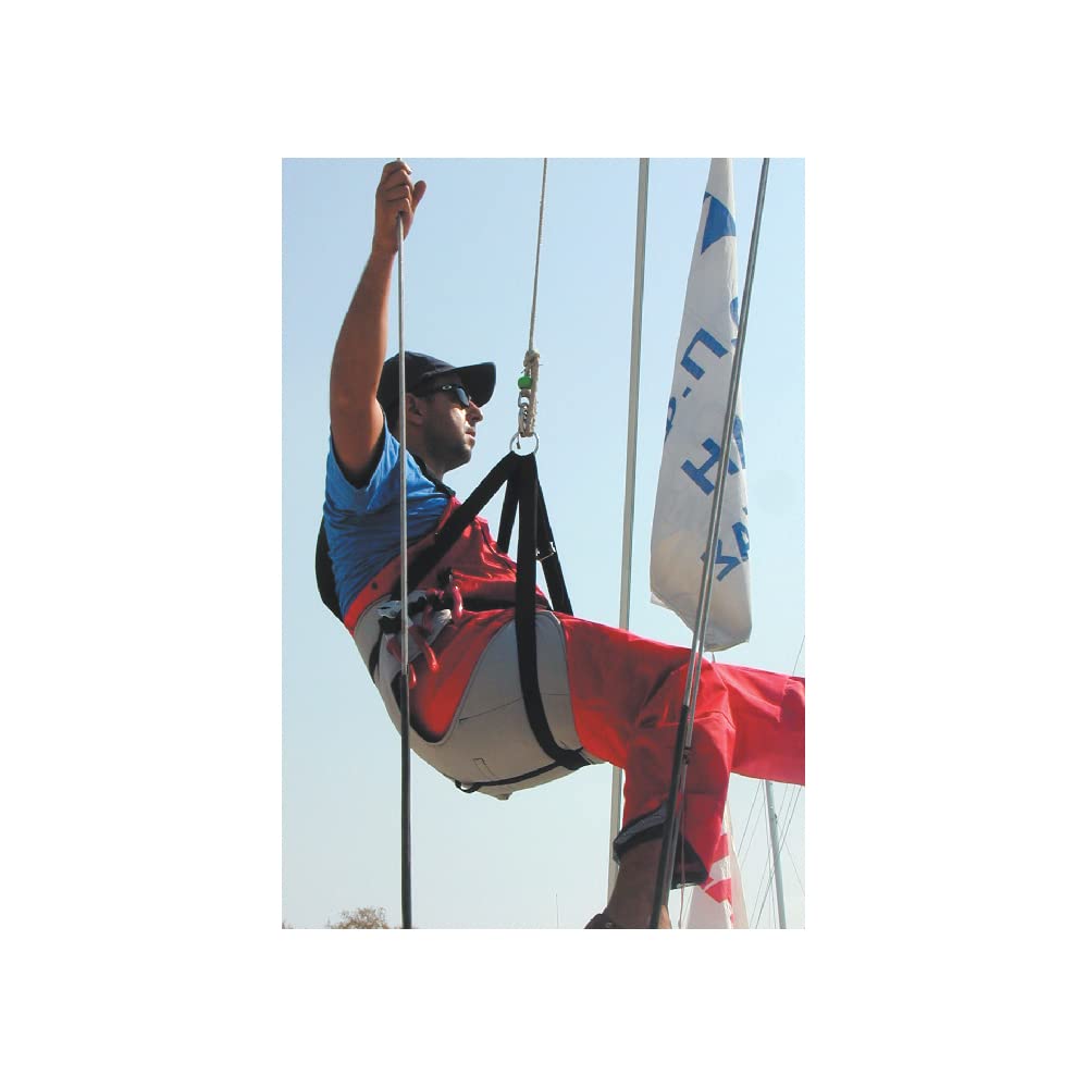 Professional Bosun's Chair - Heavy Duty Safety Seat for Extended Work at Heights - Ideal for Sailboat Rigging, Window Cleaning & Construction Work