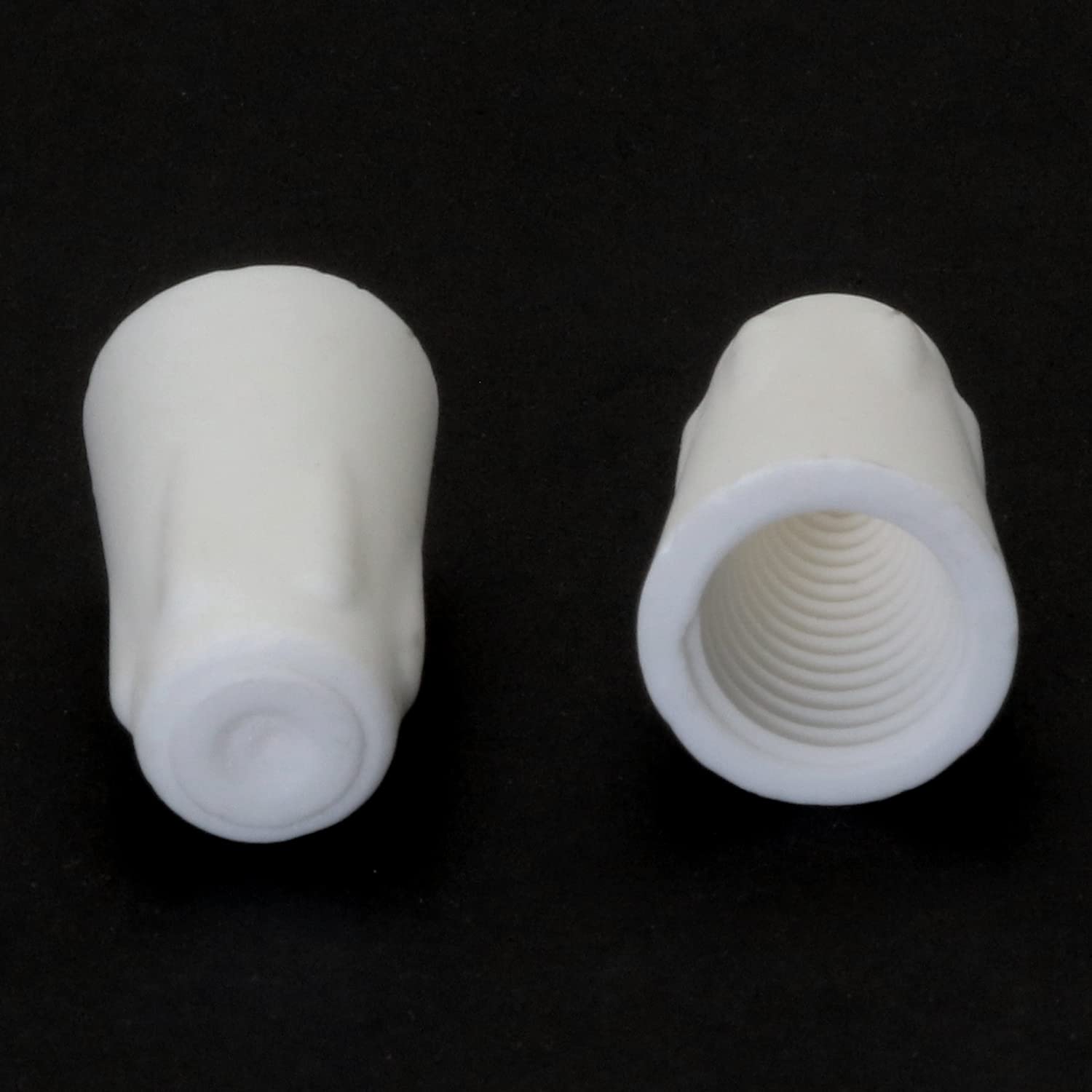 12pcs Large Size 18-8 AWG High Heat Ceramic Twist Caps - White Easy-Twist Ceramic Wire Connectors for Electrical Wiring, DIY Projects & Home Repairs