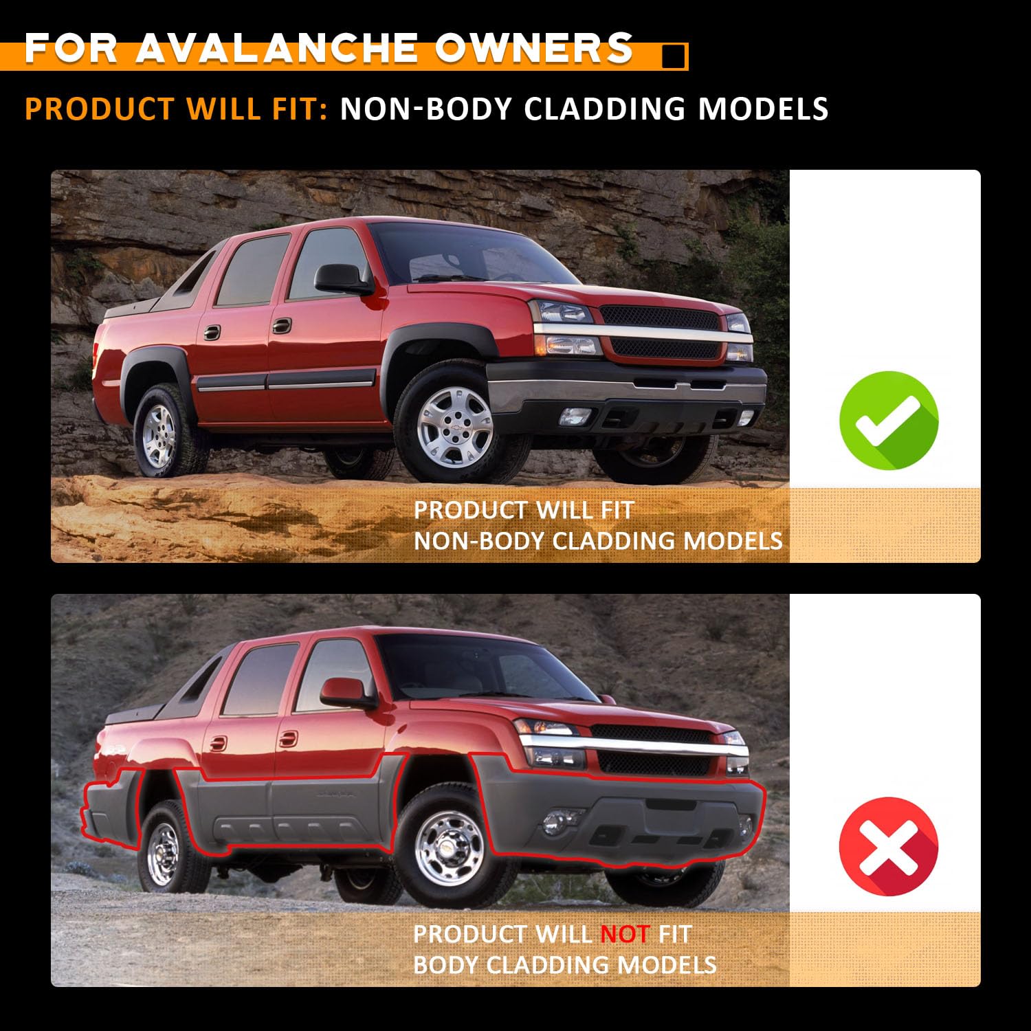 Chevy Silverado Headlights 2003-2007 - Chrome Amber for Avalanche Pickup - Perfect for Night Driving