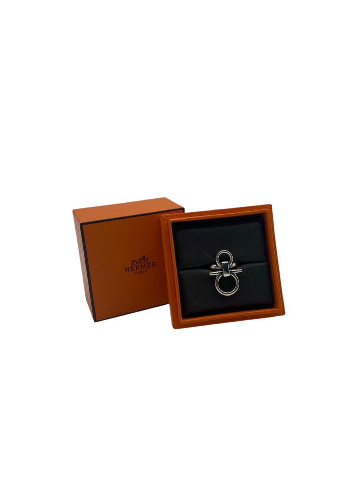 Hermes Mors De Bride Ring - Size 4.5, Authentic Luxury Equestrian Jewelry for Women | Perfect for Weddings, Anniversaries & Special Occasions