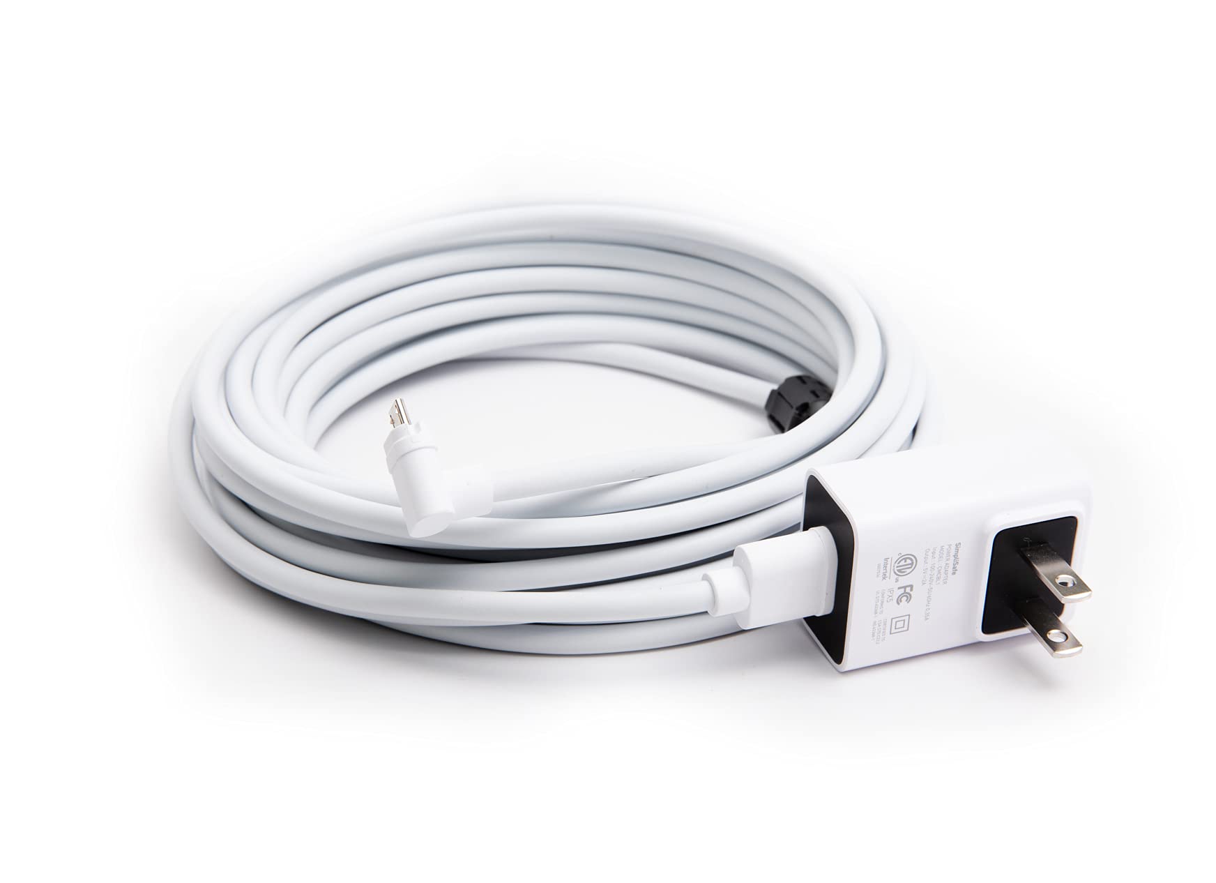 SimpliSafe Outdoor Camera Power Cable - Weatherproof Replacement Cord for Outdoor Security Cameras - Perfect for Home Surveillance, Backyard Monitoring, and Property Protection