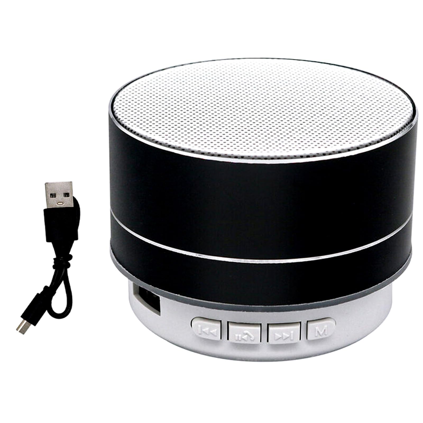 NTEK Mini Portable Bluetooth Speaker - Wireless Outdoor Speaker with Noise-Cancelling Microphone, Compact & Powerful Sound for Car, Bike, Hiking, Beach, Shower & Travel (Black) | Perfect for Camping, Pool Parties & Home Use