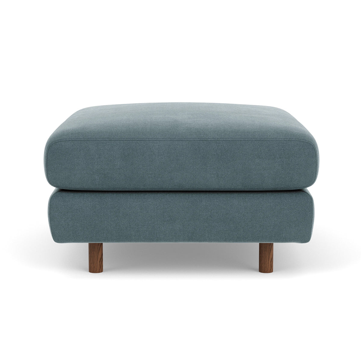 Dylan Fabric Ottoman - Soft and Stylish Footrest, Storage Bench, Living Room Accent Piece - Perfect for Small Spaces, Bedroom, or Lounge Area