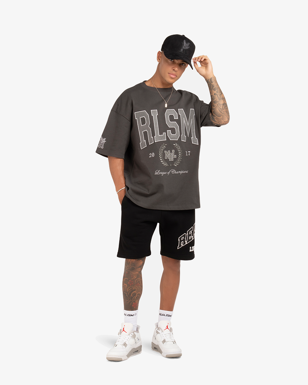 SSS Realism Submission Logo Tee Soot - Stylish Graphic T-Shirt for Men & Women - Perfect for Streetwear, Casual Outfits & Urban Fashion
