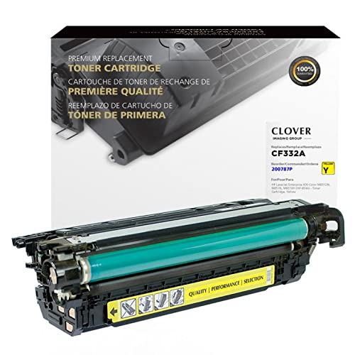TonerWise Remanufactured Yellow Toner Cartridge for HP CF332A (HP 654A) | High-Quality Compatible Ink Replacement | Perfect for Home & Office Printing