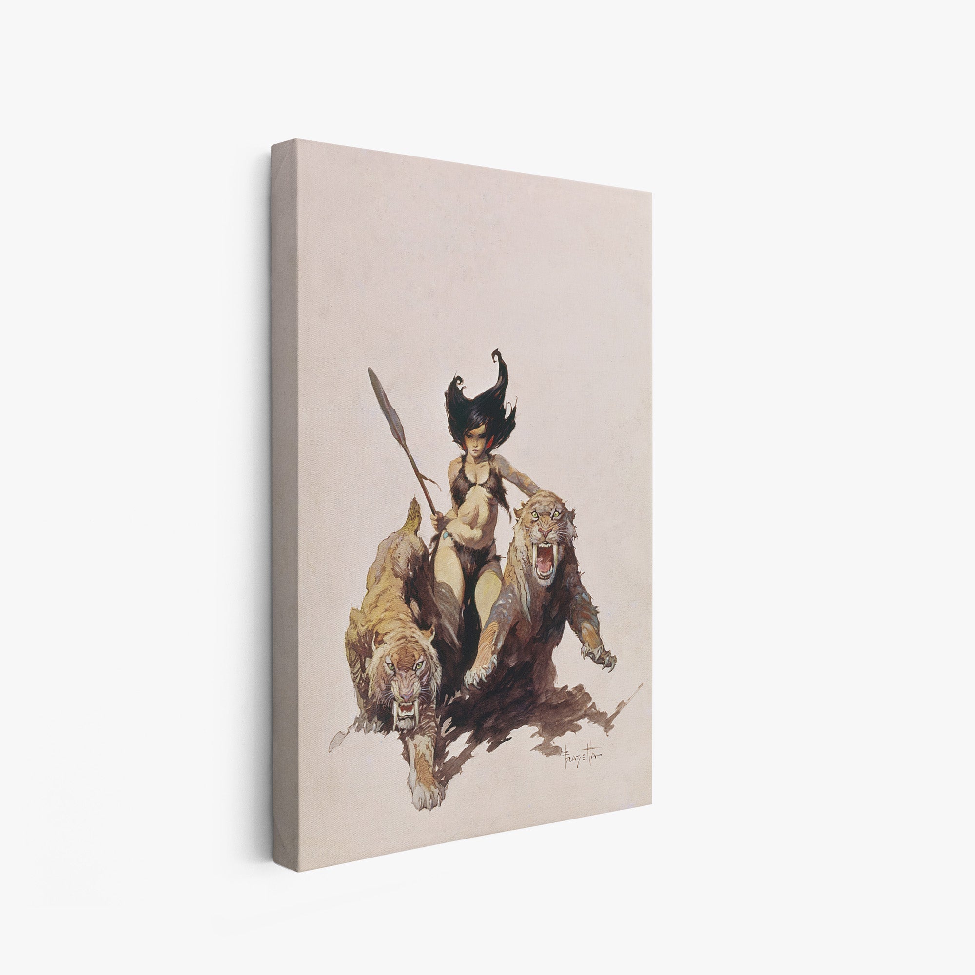 Huntress Canvas Wrap - Premium Stretched Canvas Wall Art for Home & Office Decor - Perfect for Living Room, Bedroom, and Office Spaces