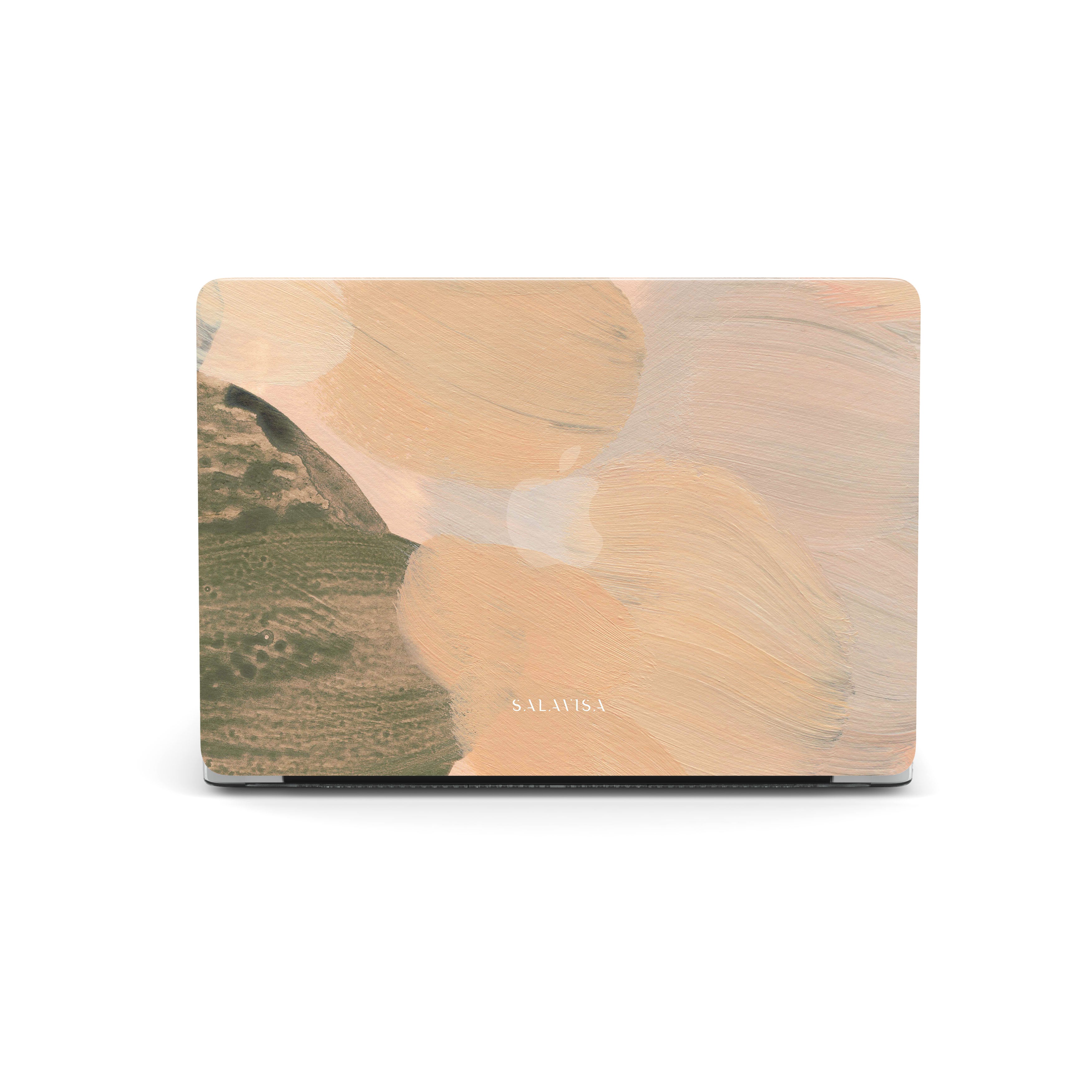 Premium MacBook Pro/Air Protective Case - Durable Canvas Cover with Stylish Sunny Design for 13/15 Inch Laptops - Perfect for Work, Travel & School Use