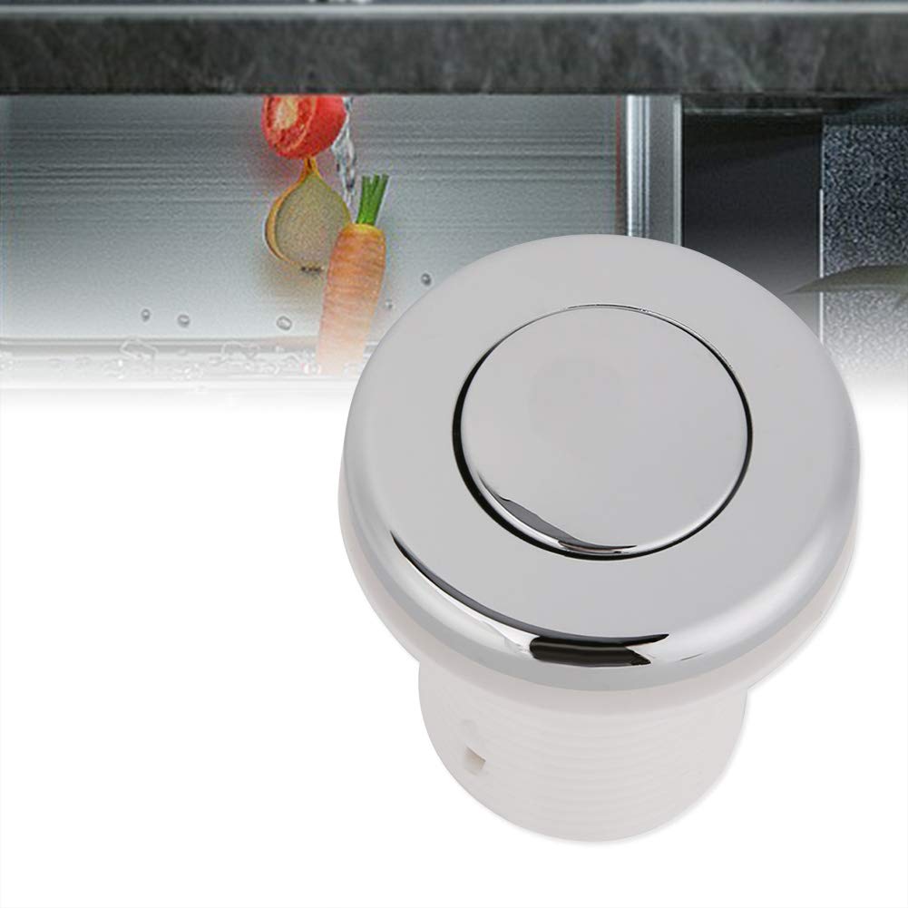 28mm Waterproof Air Pressure Switch for Bath, Spa & Massage - Durable Push Button for Garbage Disposal & Tub Controls | Ideal for Home, Commercial & Marine Use