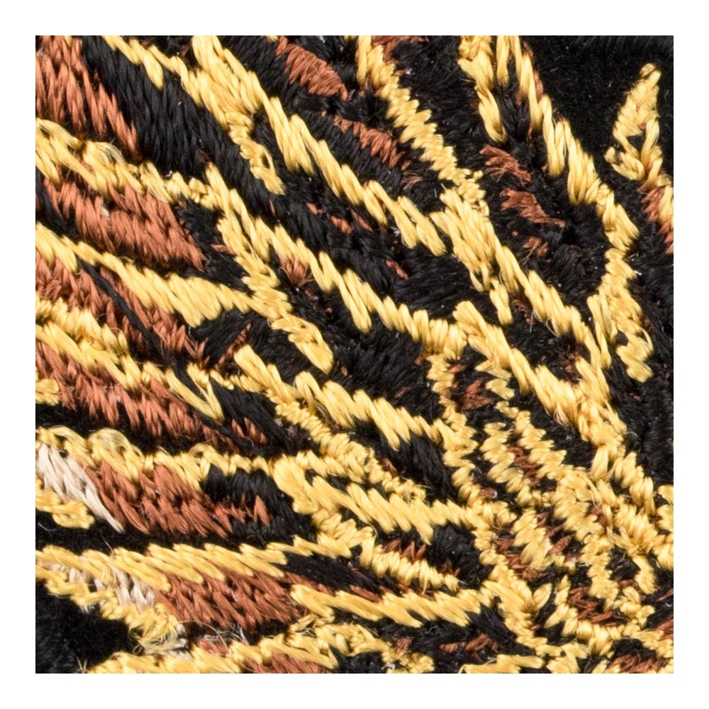 Eagle Rose Gold Red Iron On Patches for Clothing & Jeans - 3.5x4in Small DIY Sew On Embroidered Patch for Jackets, Bags, Hats - Decorative Applique for Denim, Backpacks & Costumes | Perfect for DIY Crafts, Fashion Upcycling & Personalized Gifts