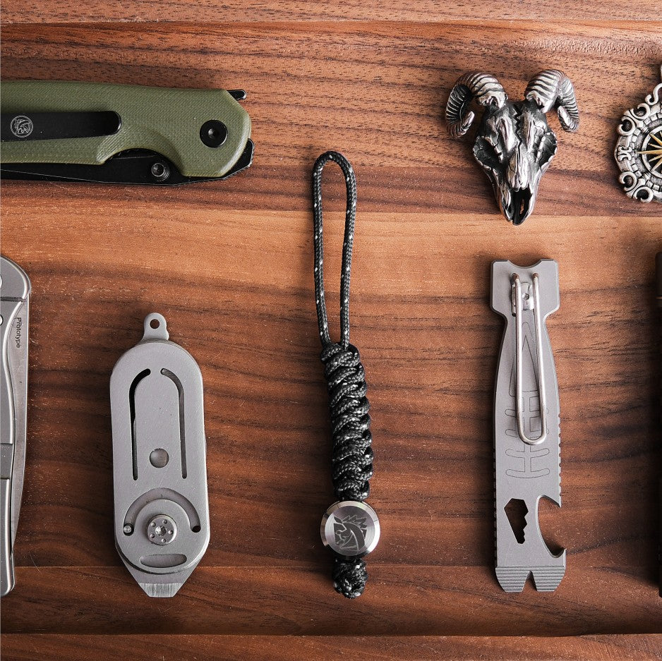 Vosteed Titanium Bead - Premium EDC Pocket Carry Beads for Keychains, Knives & Survival Gear | Perfect for Outdoor Adventures, Camping & Everyday Carry (EDC)