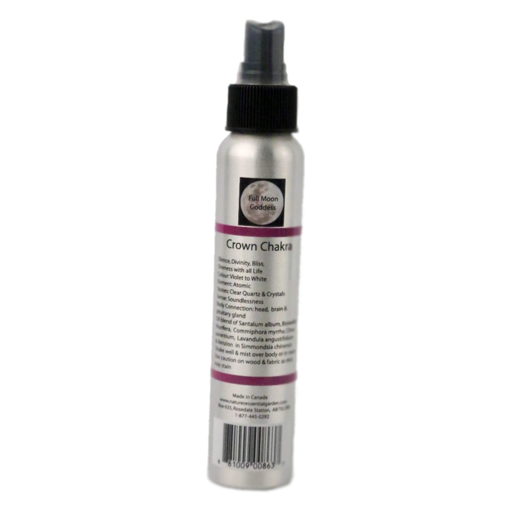 Chakra Healing Spray with Crown & Violet Essence – Aromatherapy for Meditation, Yoga & Spiritual Balance