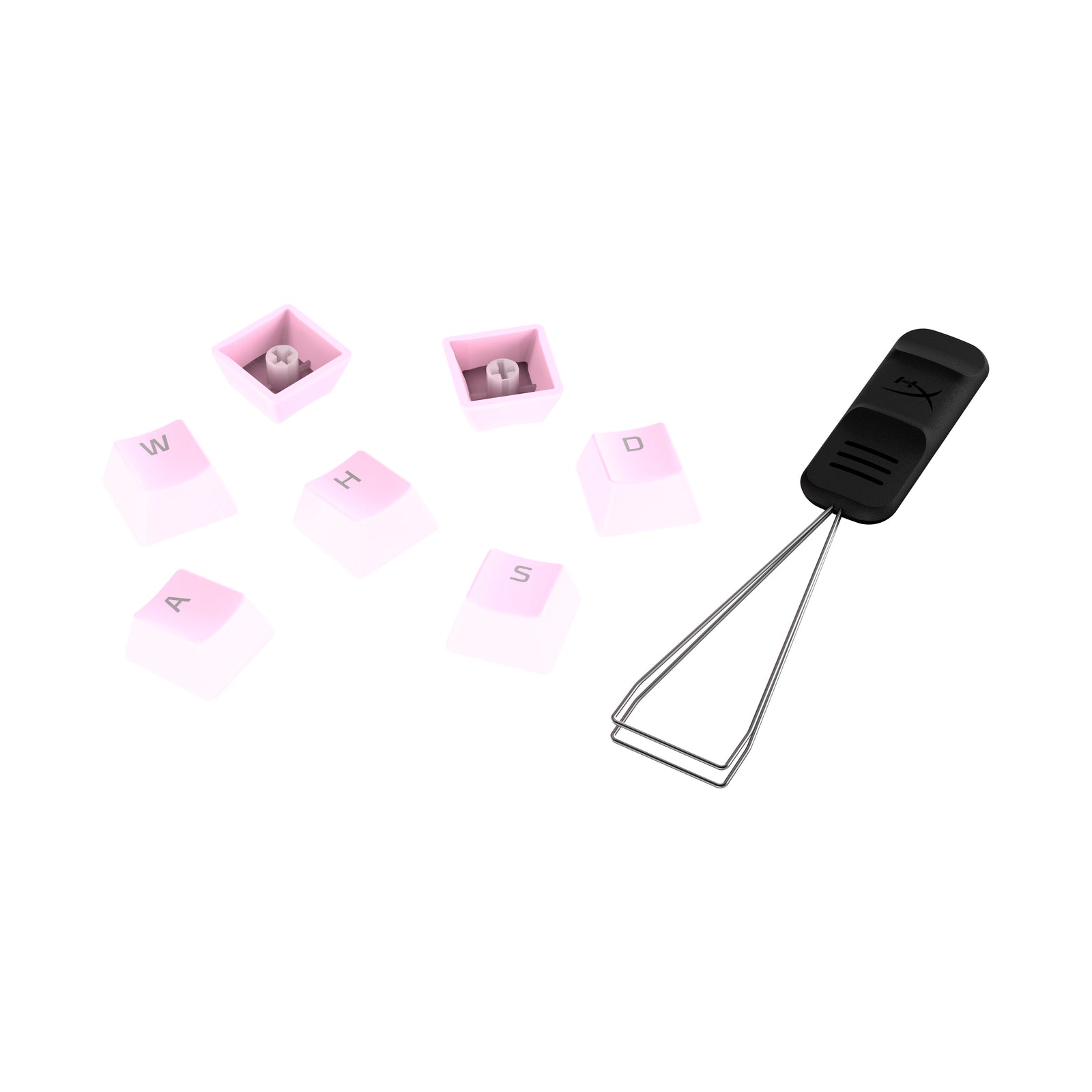 HyperX Full Key Set Keycaps - PBT Double-Shot Keycaps for Mechanical Keyboards - Perfect for Gaming, Typing, and Office Work
