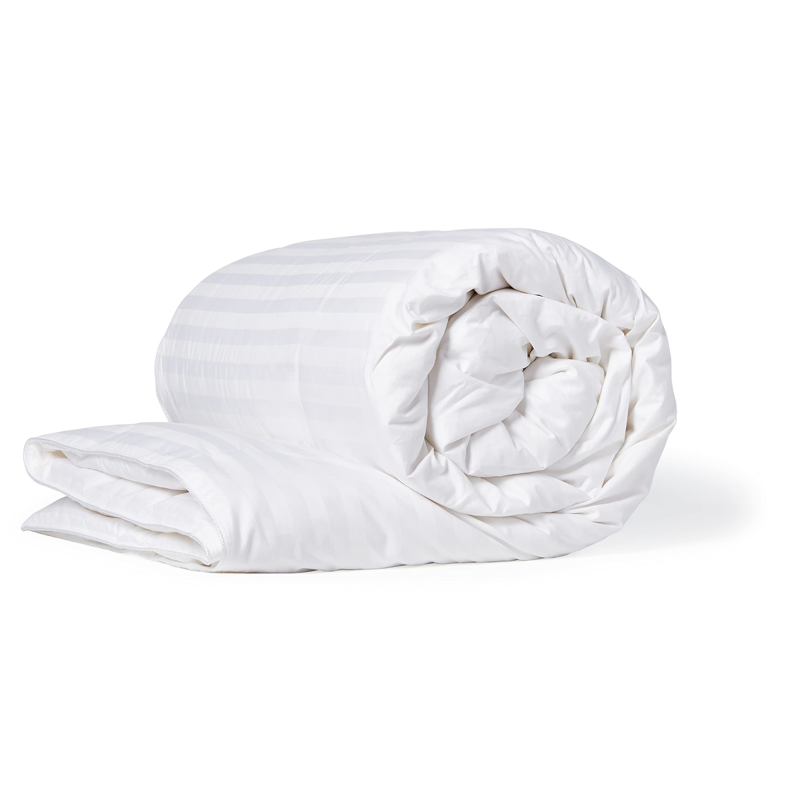 Premium 500 Thread Count Siberian White Goose Down All-Season King Size Comforter - Luxury Hotel Collection for Bedroom, Guest Room & Vacation Homes