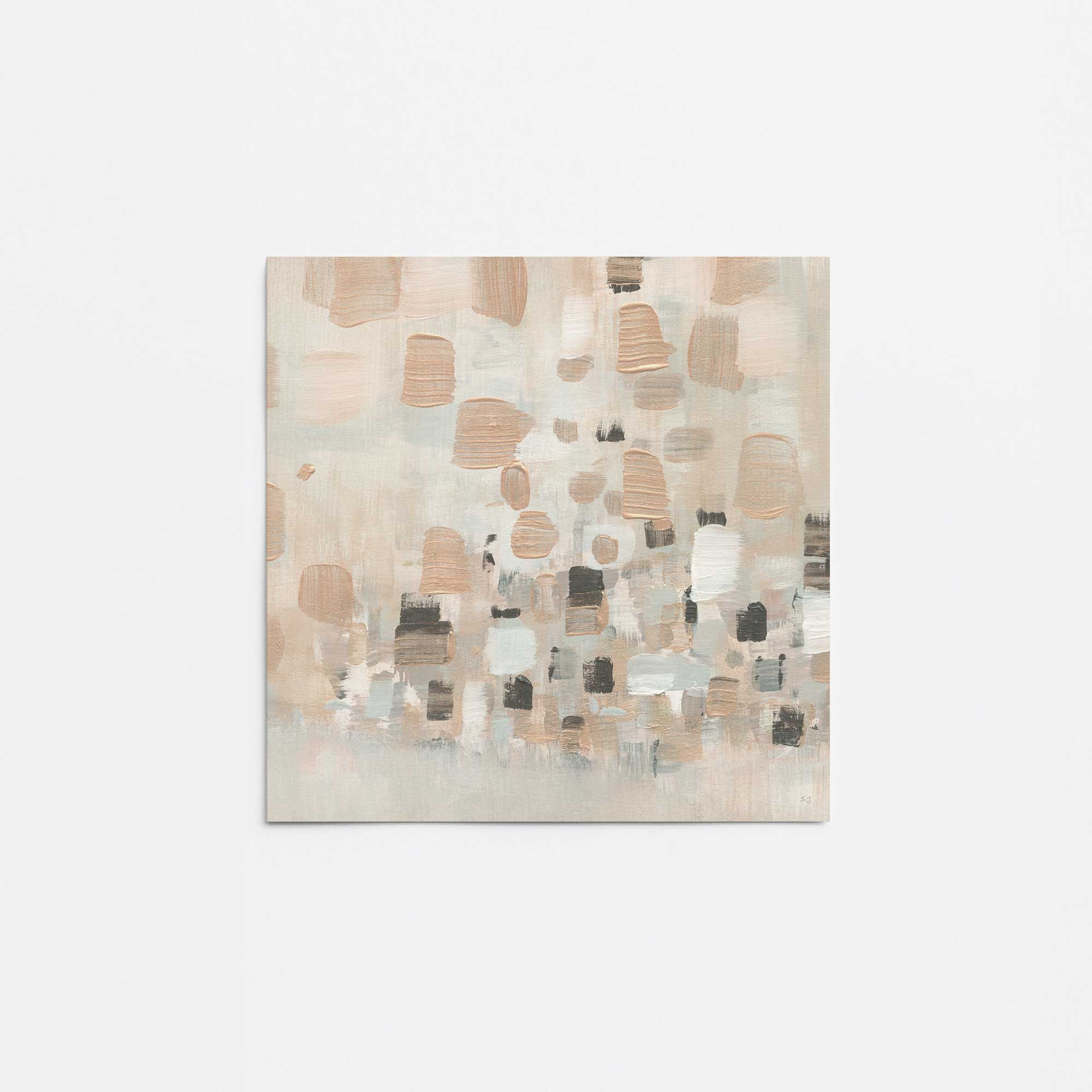 Earthen Harmony Abstract Print Wall Art - Modern Boho Home Decor for Living Room, Bedroom & Office
