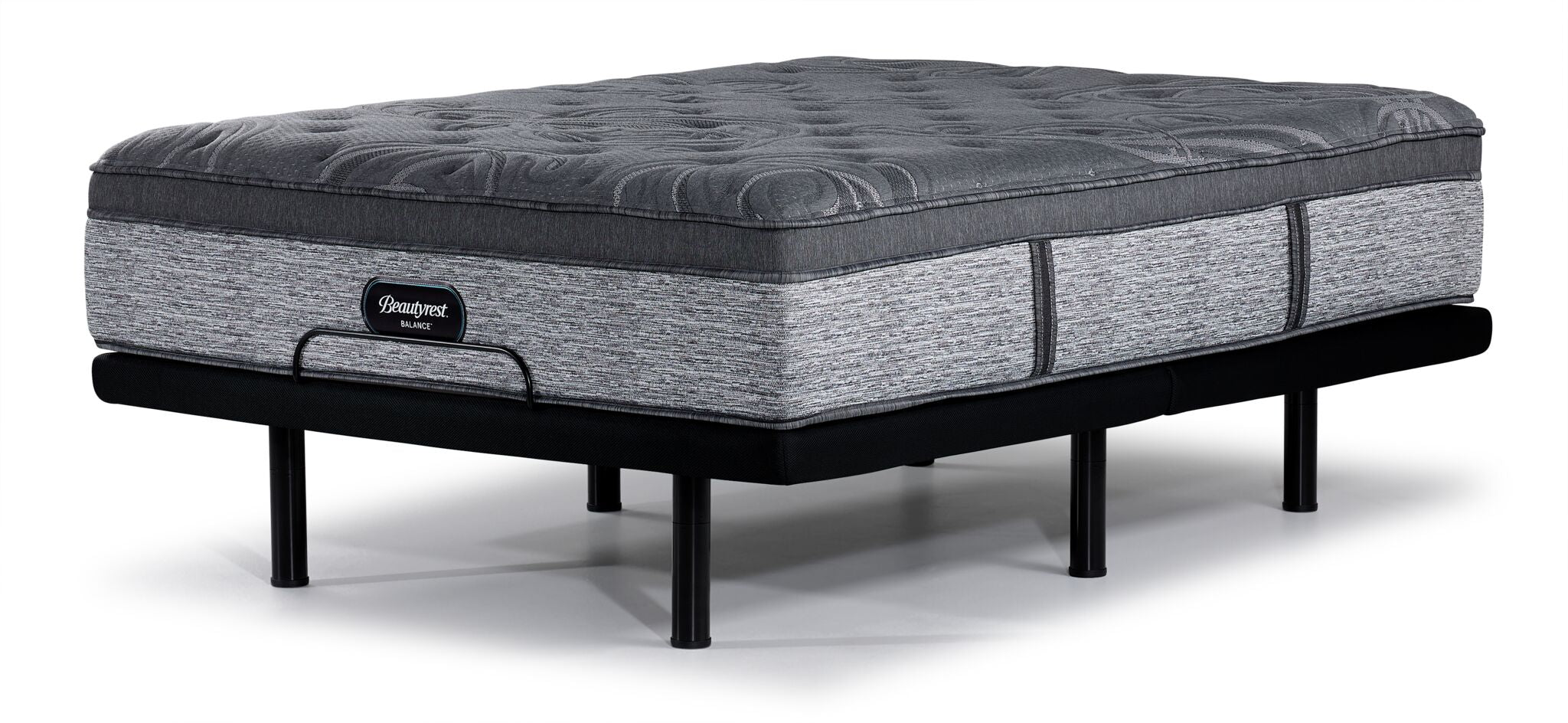 Beautyrest World Class Majesty Medium Queen Mattress with L2 Motion Pro Adjustable Base - Luxury Sleep System for Bedroom, Guest Room & Master Suite