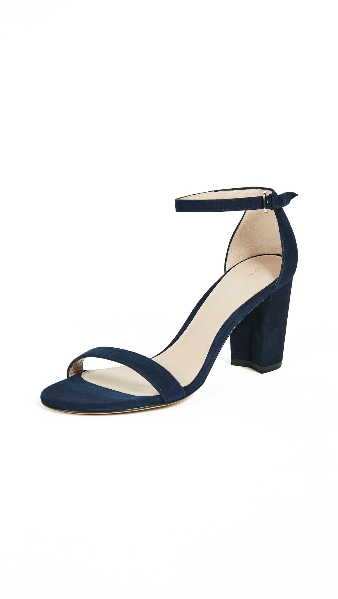 Stuart Weitzman Women's Nearlynude Sandals - Nude Heels for Women, Comfortable Dress Sandals for Weddings, Parties & Summer Outfits