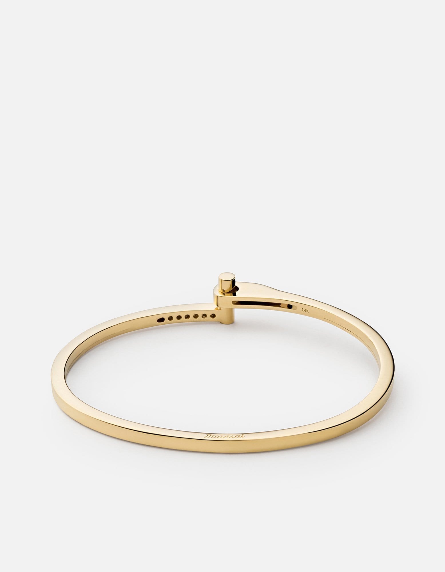 14K Gold Pavé NYX Cuff Bracelet for Women - Elegant Luxury Jewelry Gift for Birthday, Anniversary & Special Occasions