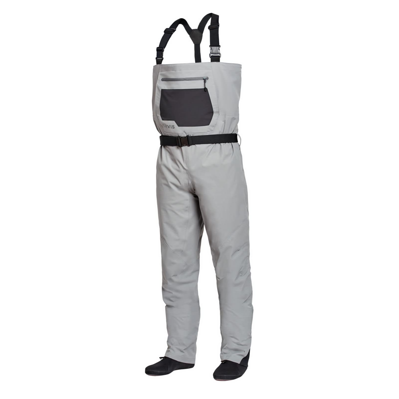 Orvis Clearwater Chest Waders for Men - Waterproof Fly Fishing Gear with Neoprene Booties & Storage Pockets - Ideal for Trout Fishing, Stream Wading & Outdoor Adventures