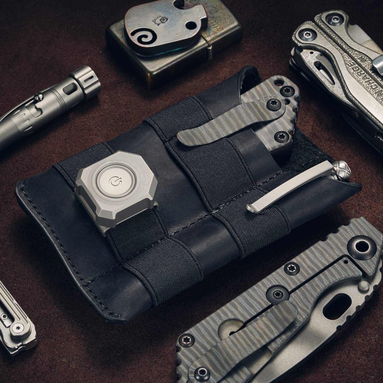 VIPERADE PL5 EDC Organizer Pouch - Slim Tactical Gear Pouch with MOLLE Webbing & Customizable Patch Panel for Everyday Carry Essentials | Perfect for Hiking, Camping & Outdoor Adventures