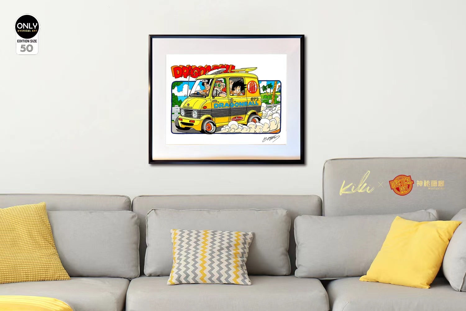 Mystical Art x KiKi Goodbye Akira Toriyama Tribute Art Print 2.0 | Dragon Ball Inspired Wall Decor for Anime Fans & Collectors - Perfect for Home, Office or Gift