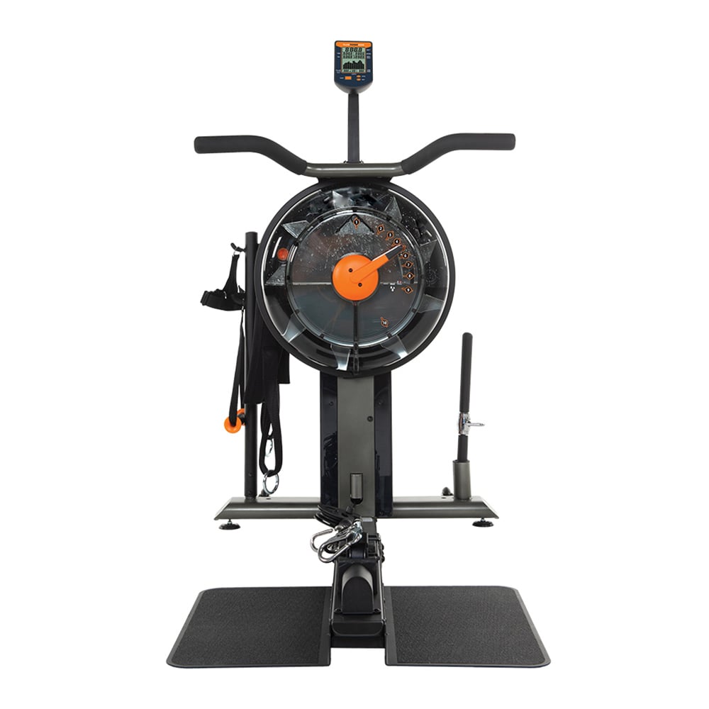 First Degree Fitness FluidPower Cube Rowing Machine - Premium Home Gym Equipment for Full Body Workout | Perfect for Cardio, Strength Training & Indoor Exercise