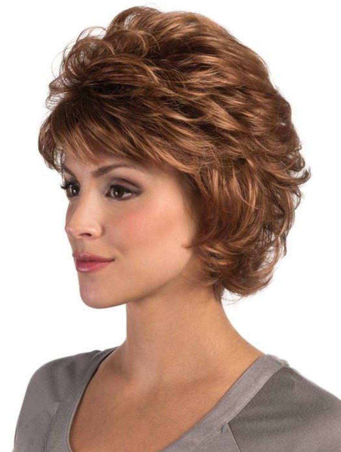 Estetica Shelby Wig Bundle - 5 Items (RH1488RT8 Color) | Includes Christy's Wigs Q&A Booklet, Travel Size Wig Shampoo, Wig Cap & Wide Tooth Comb | Perfect for Cosplay, Daily Wear & Travel