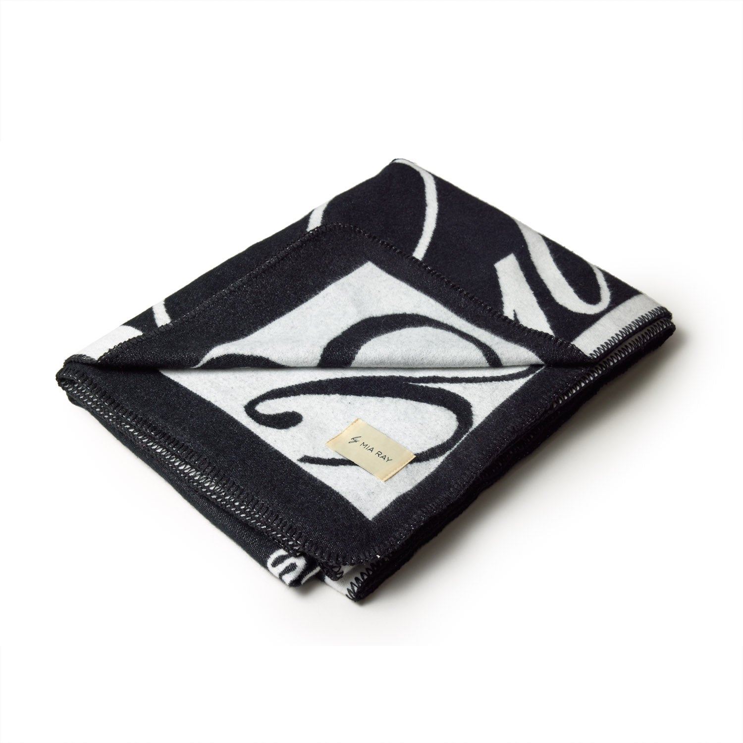 Signature Logo Luxe Throw Blanket - Soft & Cozy Black Blanket for Couch, Bed, or Gift - Perfect for Lounging, Netflix Nights & Winter Warmth