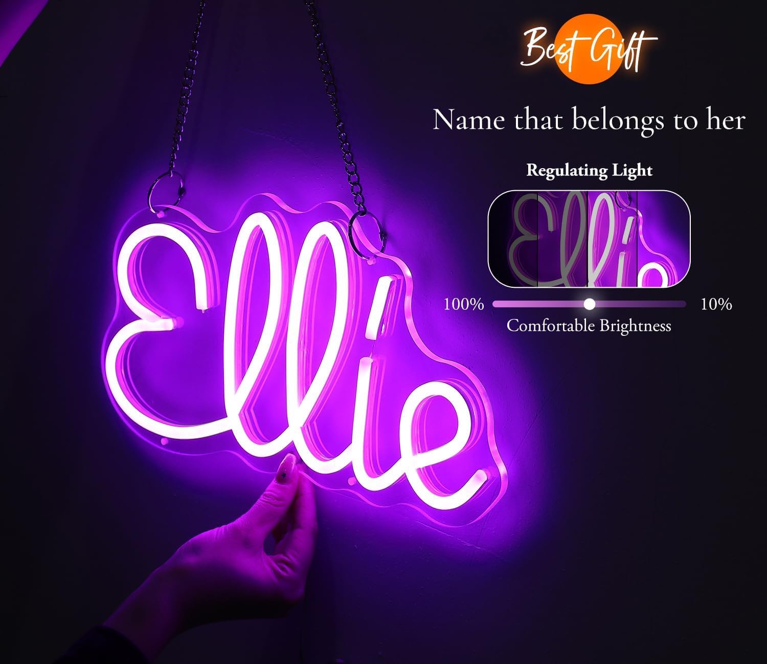 Custom Neon Signs - Personalized LED Wall Decor for Bedroom, Wedding & Birthday Party | Unique Gift Ideas for Home, Office & Events | Durable & Energy-Efficient Lighting Solution