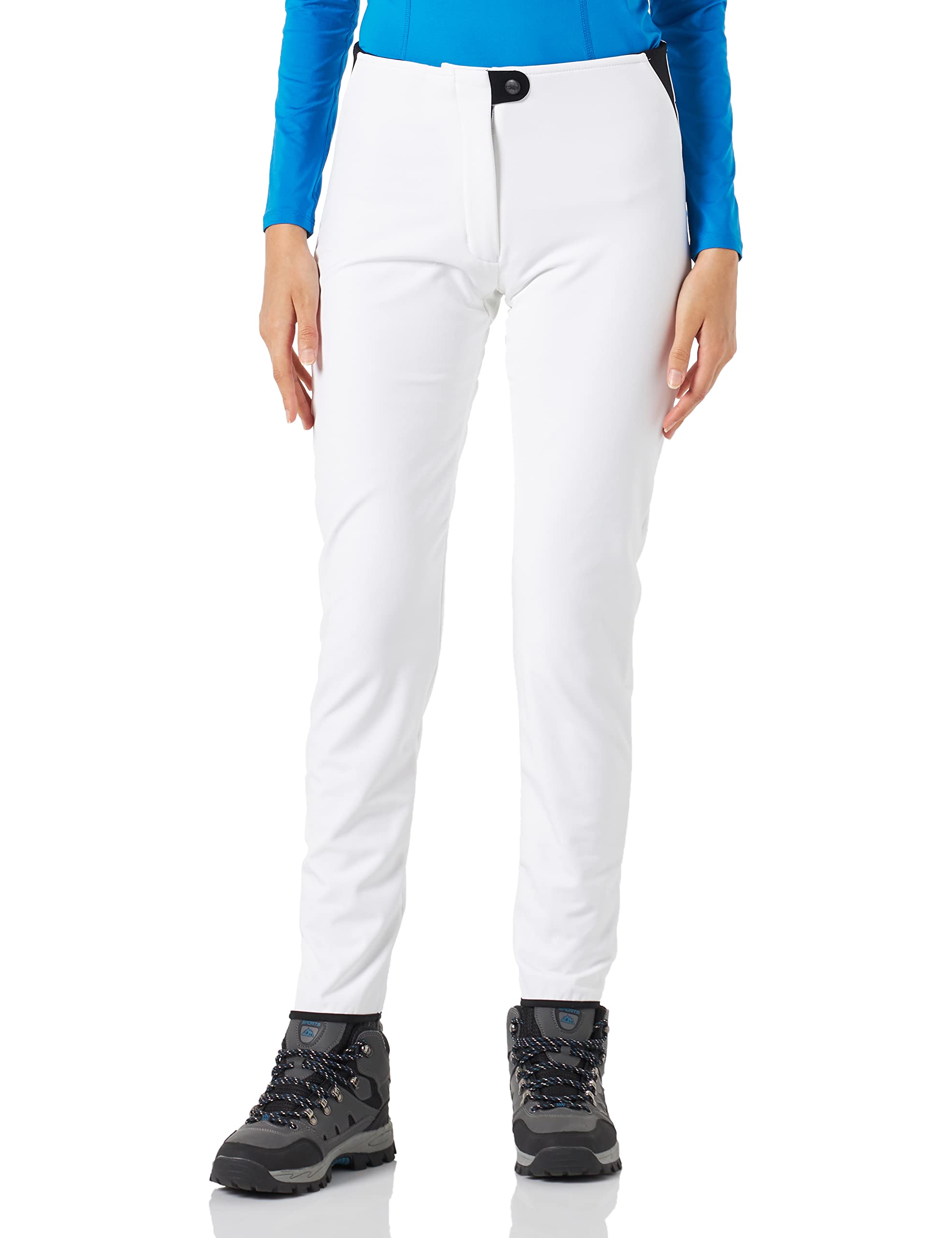 CMP Women's Basic Softshell Trousers - Waterproof Winter Pants for Hiking, Running & Outdoor Activities | Warm Fleece-Lined Work Pants