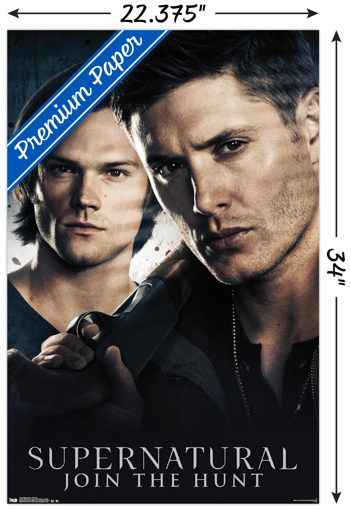 Supernatural TV Show Wall Poster - Premium Unframed 22.375