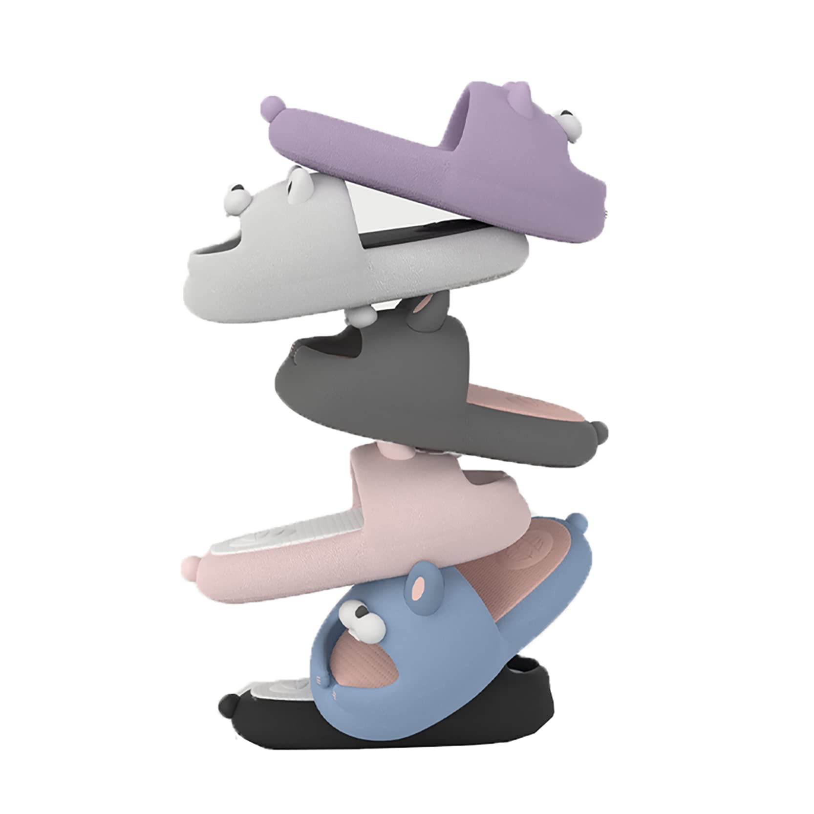 2022 New Bunny Slippers for Women - Soft Cloud Slides with Multi-Color Options | Cute Rabbit Beach Sandals for Home, Lounge & Summer Vacation
