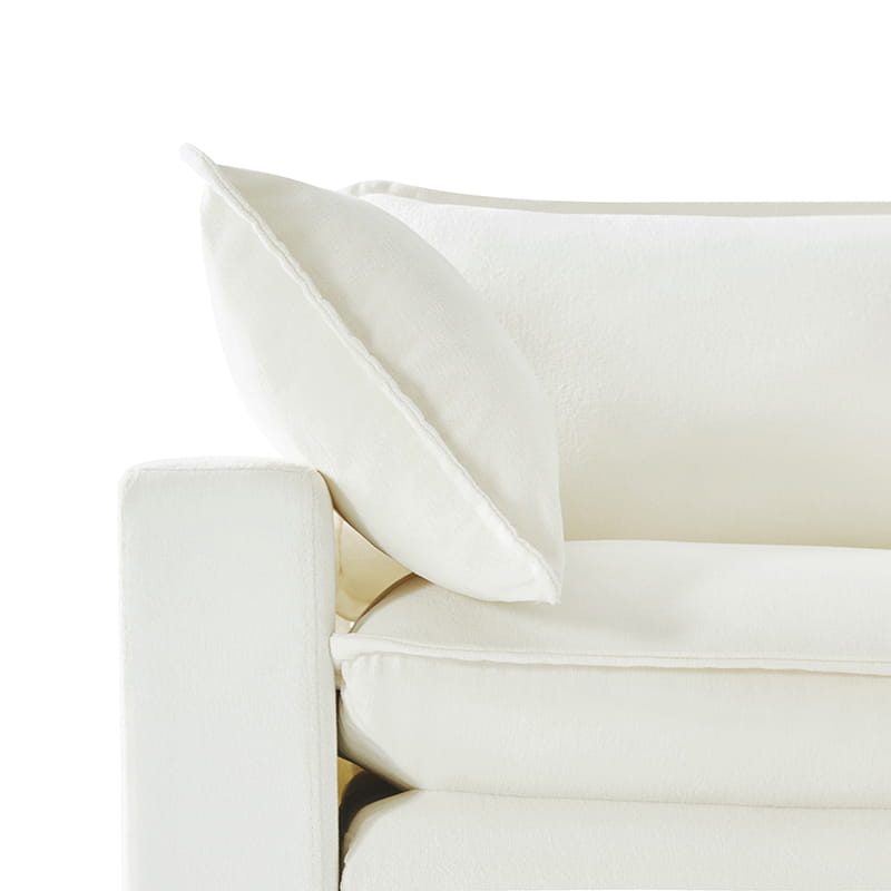 Aichele Sectional Sleeper Sofa with Triple Layer Cushions - Convertible L-Shaped Sofa Bed for Small Spaces, Comfortable Guest Bed & Living Room Furniture - Perfect for Apartments, Dorms and Home Theater Rooms