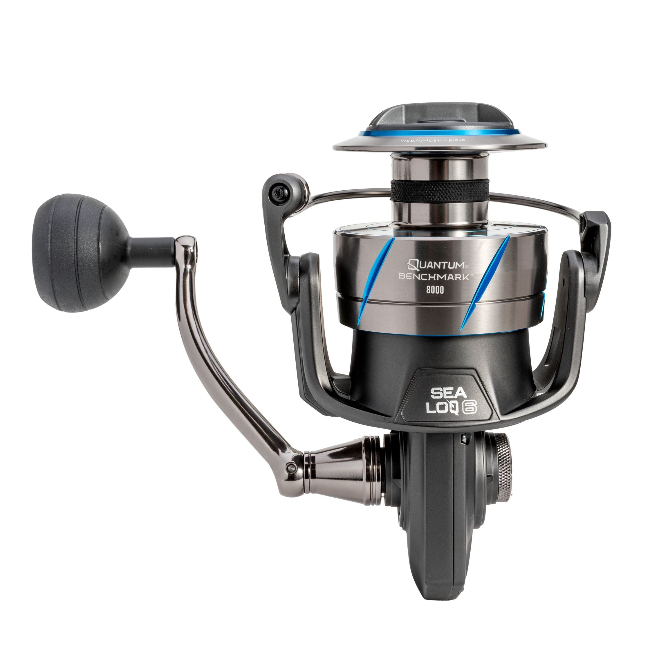 Quantum Benchmark Spinning Reel - High Performance Fishing Reel for Saltwater & Freshwater | Smooth Drag System, Lightweight Design | Perfect for Bass, Trout & Offshore Fishing
