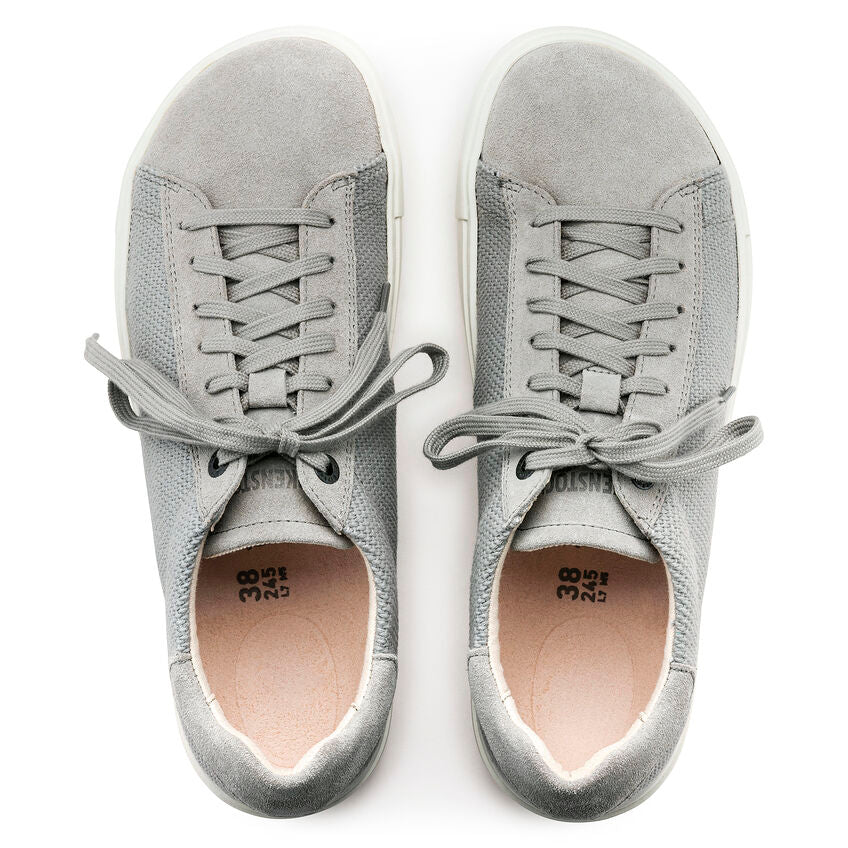 Birkenstock Women's Bend Canvas Suede Low Top Sneakers - Comfortable Casual Shoes for Walking, Work & Everyday Wear