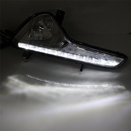 2010-2016 KIA Sportage SL LED Daytime Running Lights (DRL) & Fog Lamps - High Visibility for Safe Day & Night Driving