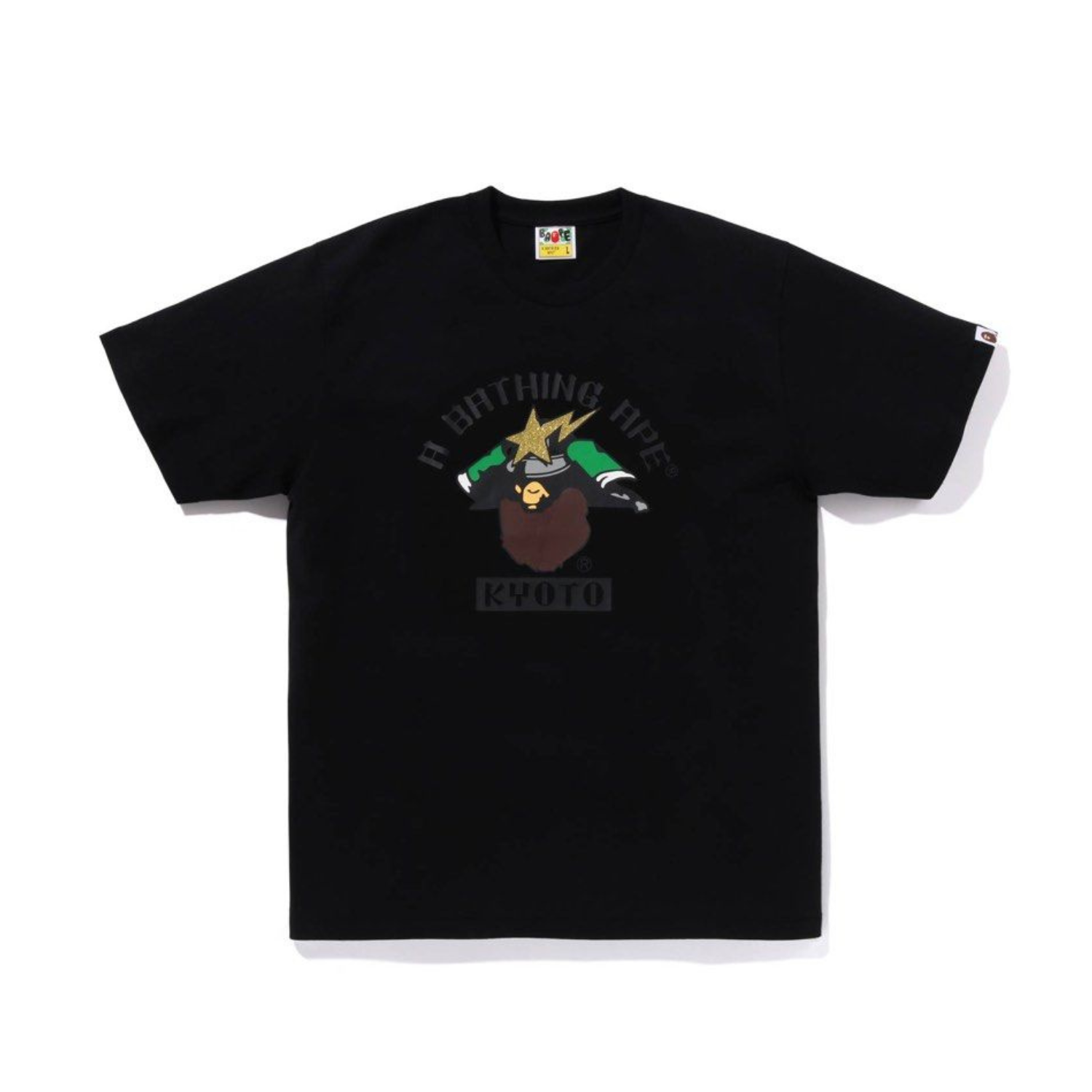 BAPE Kyoto Limited Edition Black T-Shirt - Streetwear Fashion for Men & Women | Casual Wear & Urban Style