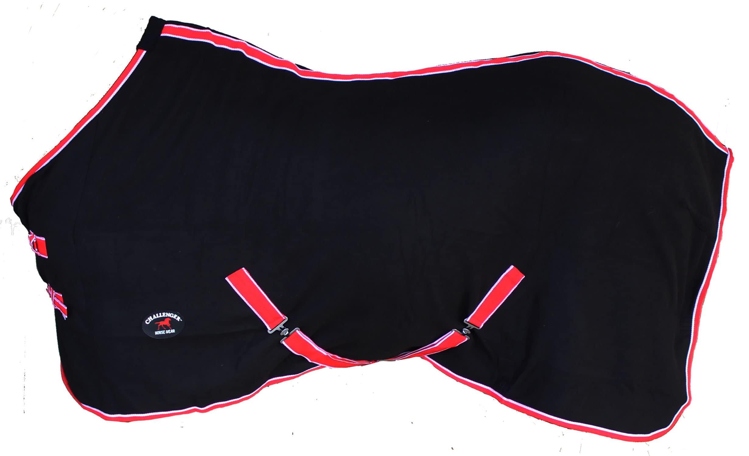 CHALLENGER Horse Polar Fleece Cooler Exercise Blanket - Moisture Wicking, Breathable & Quick-Dry for Horses - Perfect for Post-Workout Cooling, Stable Blanket & Winter Riding