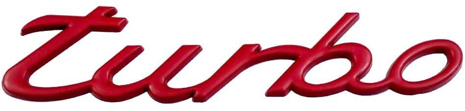 High-Quality Metal Turbo Emblem Badge - Chrome Plated Front & Rear Car Sticker - Perfect for Vehicle Customization & Performance Car Decoration