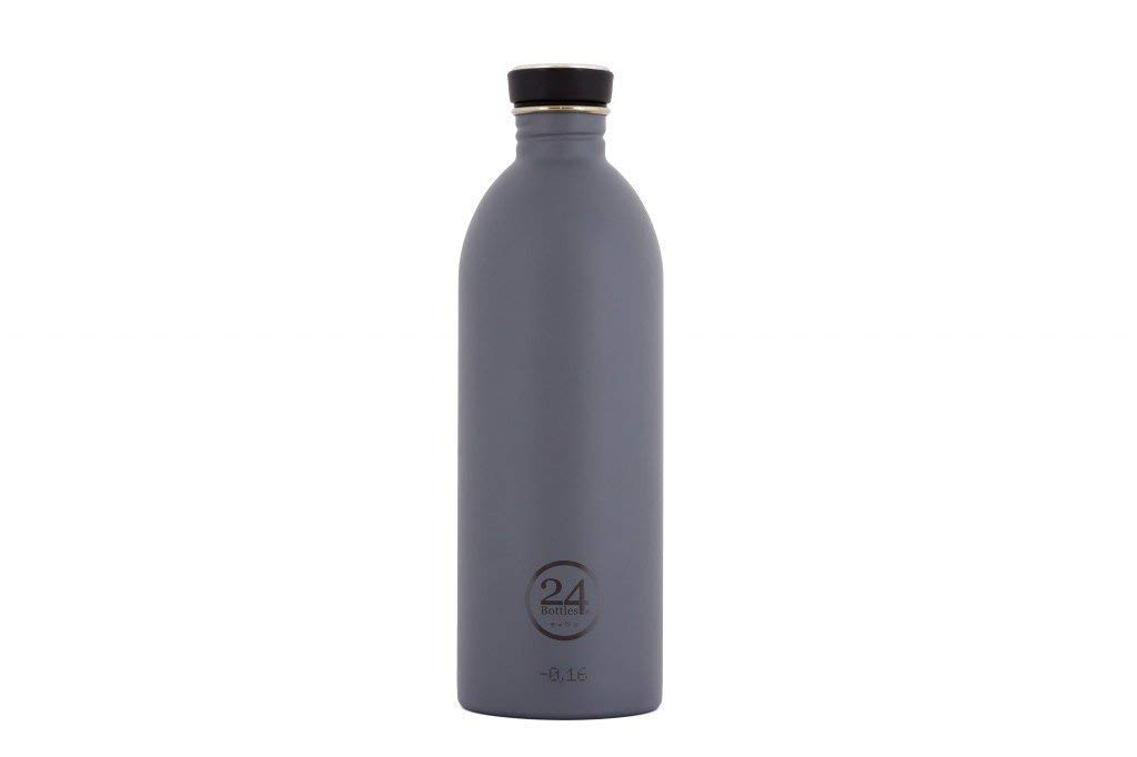24Bottles Urban Unisex Water Bottle 500ml - Stainless Steel, Vacuum Insulated, Leak Proof for Office, Gym & Travel - Formal Grey