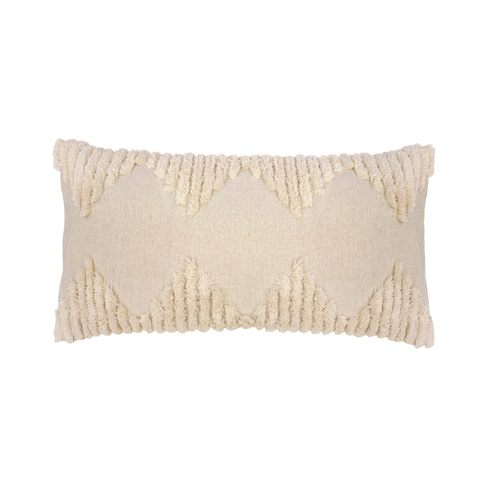 Gibson STONE Rectangle Cushion 30 x 70cm by Bambury - Soft Decorative Throw Pillow for Sofa, Bed, Living Room & Outdoor Use
