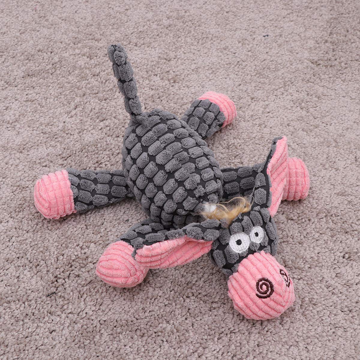 Scrump Plush Chewing Toys for Puppies - Durable Squeaky Dog Chew Toys, Interactive Puppy Toy with Leash - Perfect for Teething, Training, and Christmas Gifts for Dogs