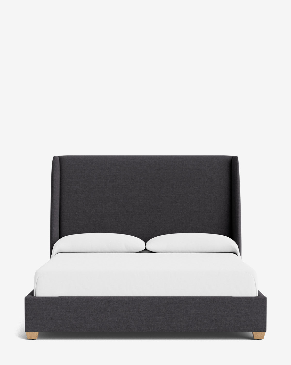 Walt Bed Tall Headboard - Queen Size Upholstered Bed Frame with Adjustable Height - Perfect for Modern Bedroom Decor & Small Spaces