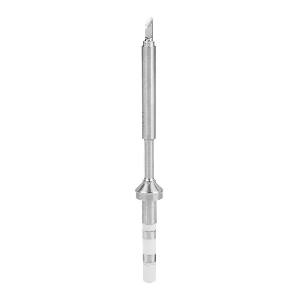 Fafeicy 7-Piece Stainless Steel Soldering Iron Tip Set - Compatible with TS100 Soldering Iron (TS-KU) - Includes Heating Core & Replacement Tips for Electronics Repair, DIY Projects & PCB Work