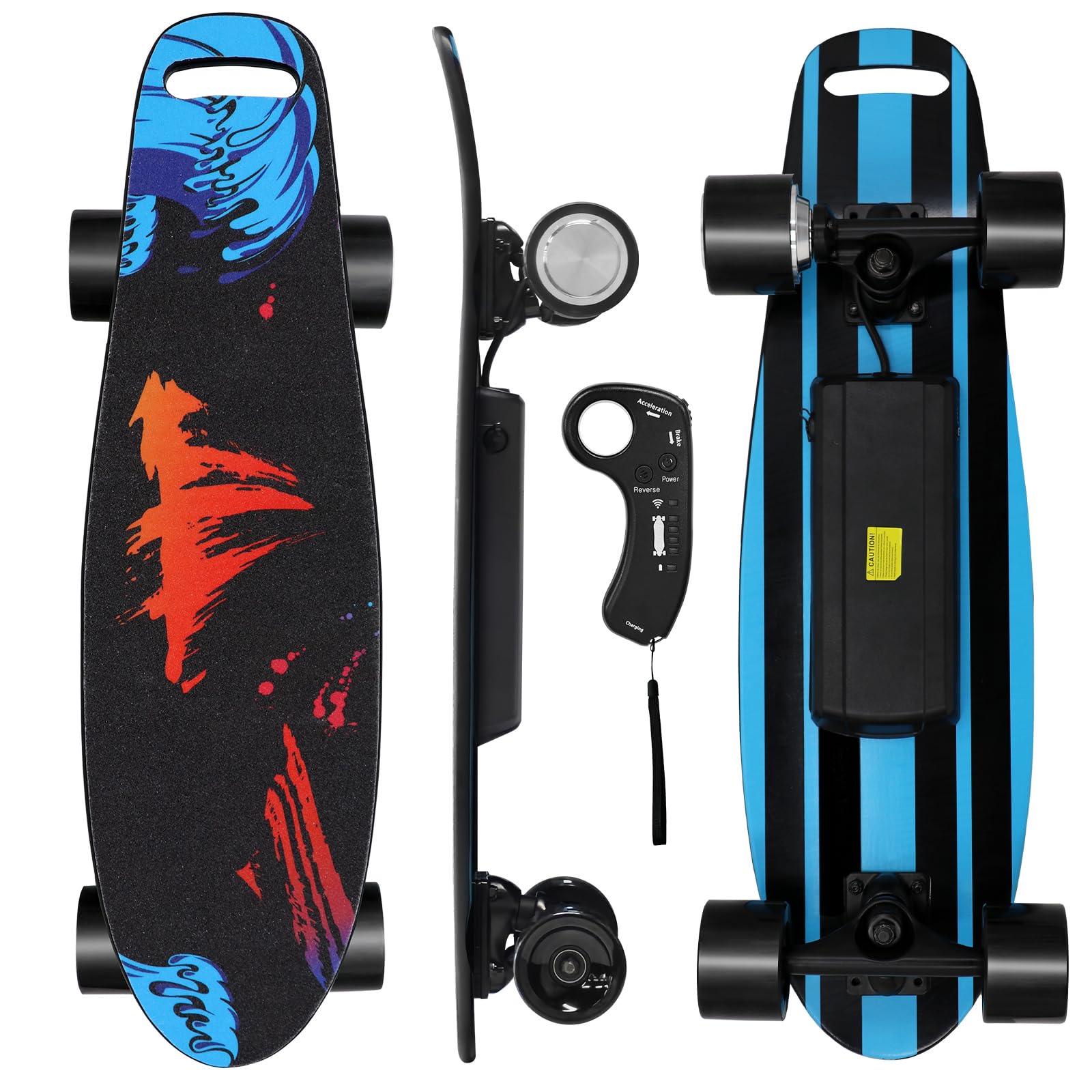 350W Electric Skateboard with Remote Control - 27