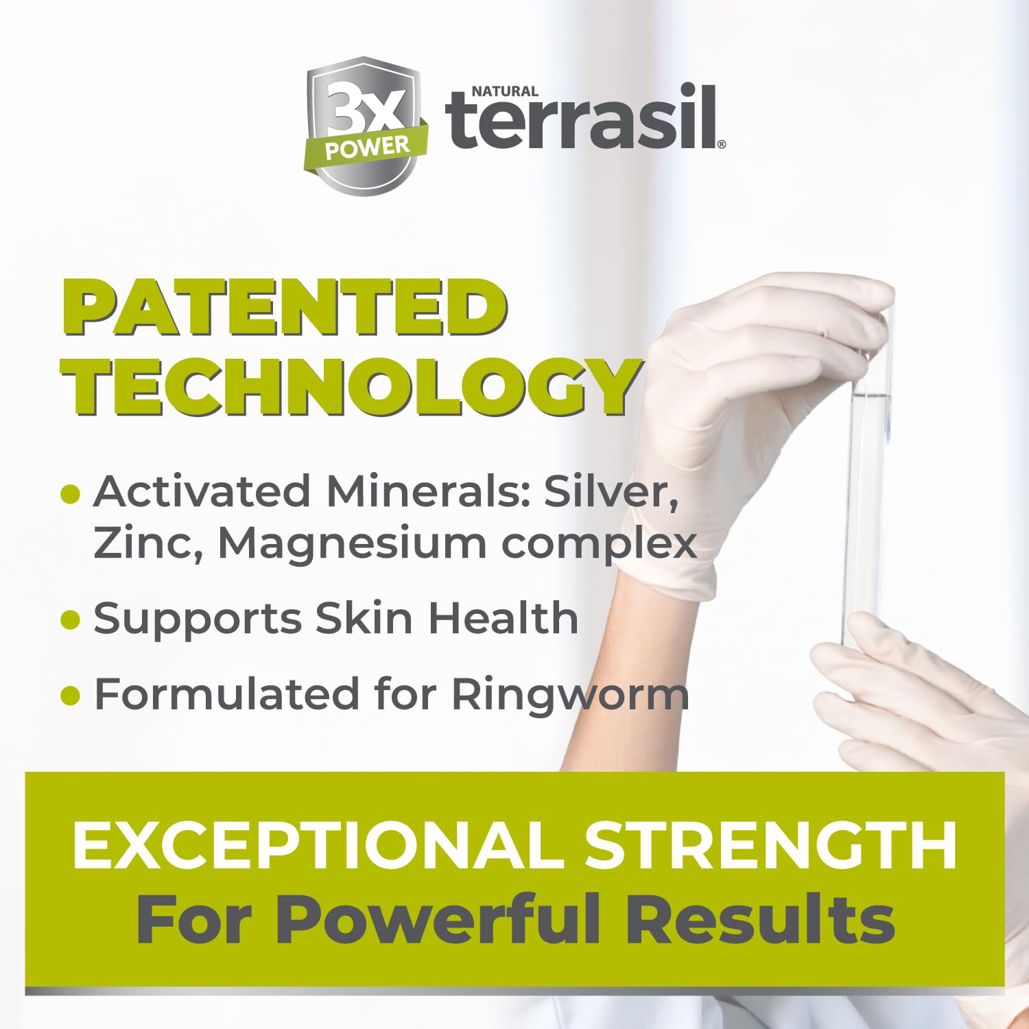 Terrasil Antifungal Ringworm Soap (75g) - Natural Coconut Oil & Shea Butter Cleansing Bar for Ringworm Treatment - Medicated Antifungal Soap for Humans - Ideal for Athlete's Foot, Jock Itch & Skin Fungus Relief