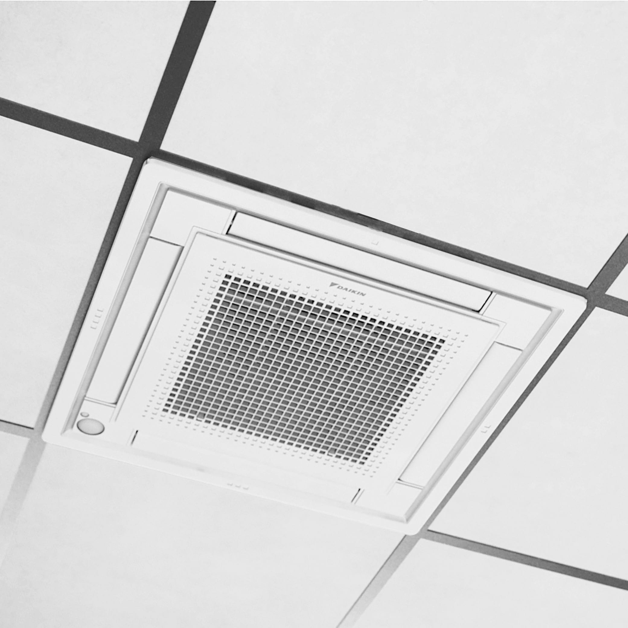 18,000 BTU Ceiling Cassette Fan Coil Unit - High Efficiency HVAC System for Home & Office Cooling | Perfect for Bedrooms, Living Rooms & Commercial Spaces