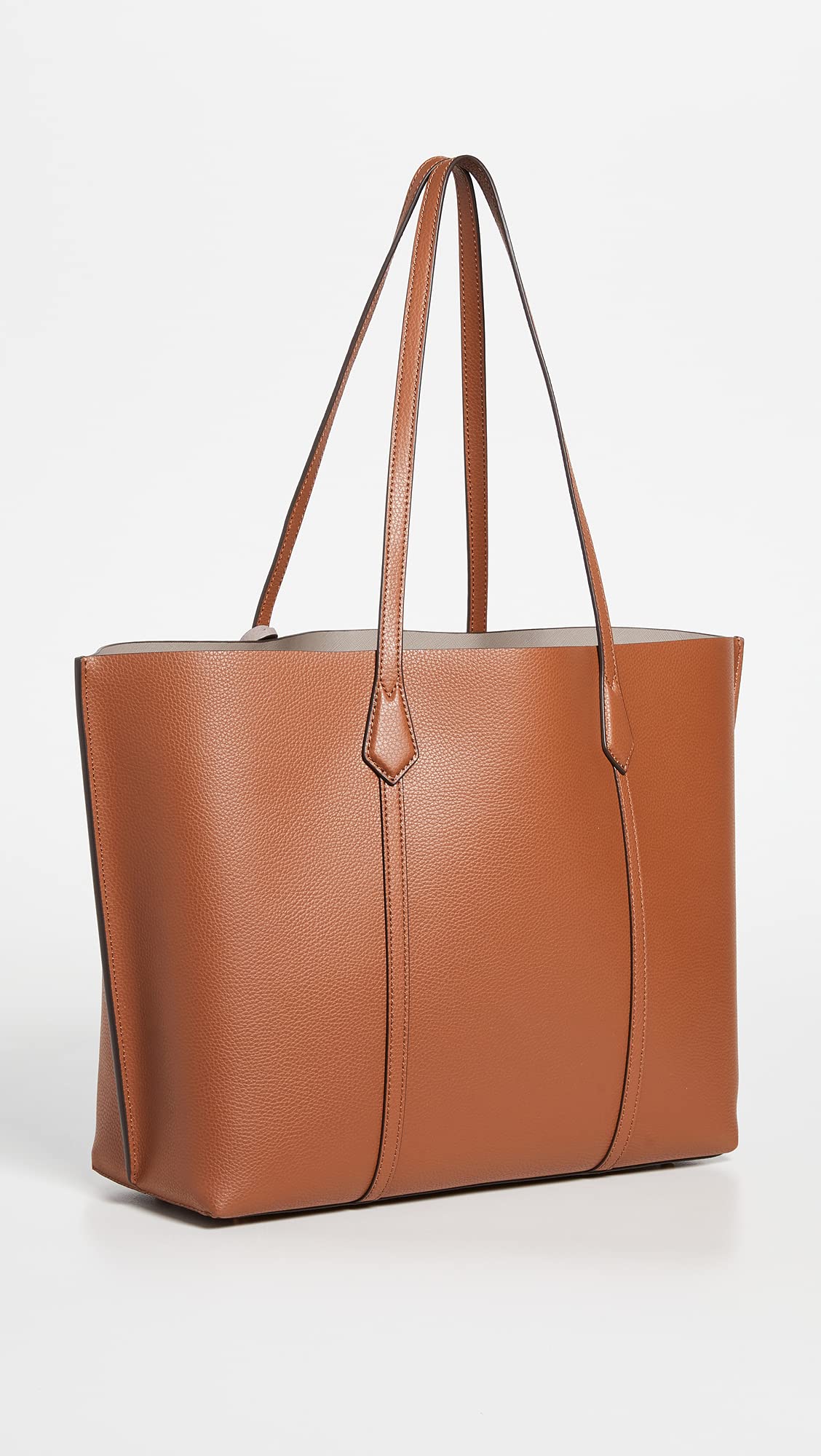 Tory Burch Perry Triple Compartment Tote Bag for Women - Stylish Leather Handbag with Spacious Storage for Work, Travel & Everyday Use