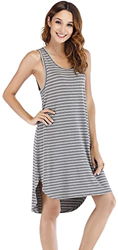 A-heather Grey Stripe