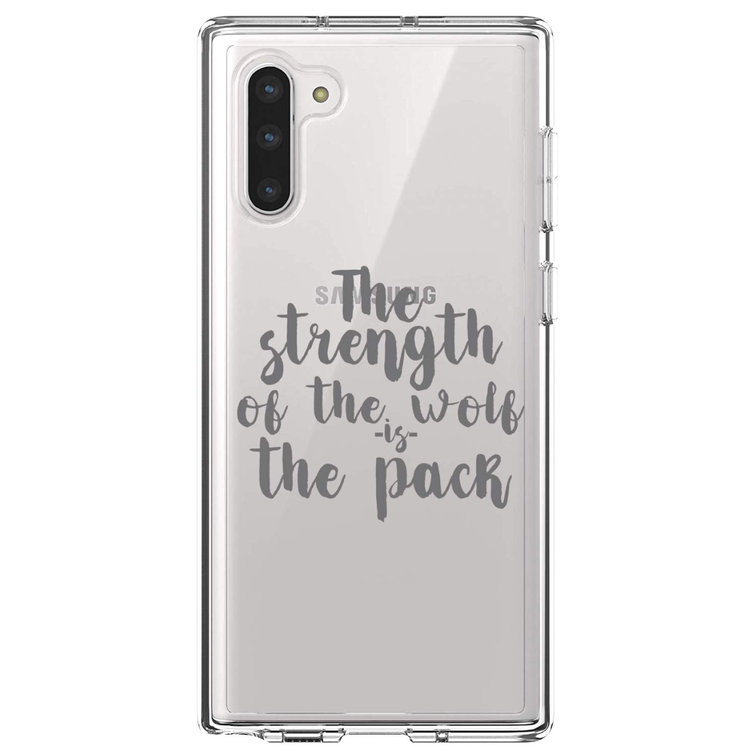 Shockproof Hybrid Case for Samsung Galaxy Note 10 (6.3 Inch) - Clear TPU Bumper with Acrylic Back & Tempered Glass Screen Protector - Durable Protection for Everyday Use | Perfect for Work, Travel, and Outdoor Activities